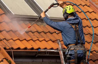 Démoussage et hydrofuge de toiture à Coulonces